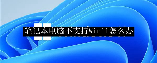 笔记本电脑不支持Win11怎么办