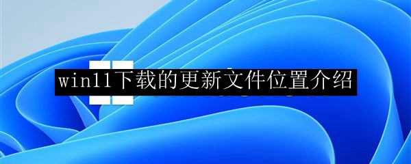 win11下载的更新文件位置介绍