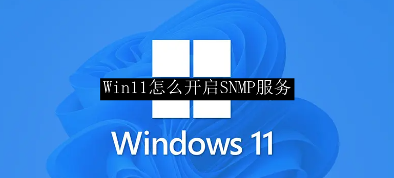 Win11怎么开启SNMP服务