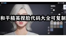 和平精英捏脸代码大全可复制
