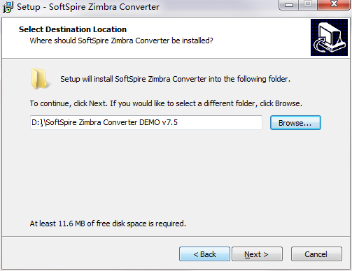 SoftSpire Zimbra Converter