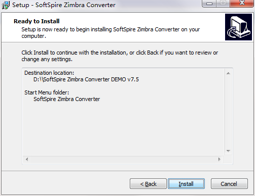 SoftSpire Zimbra Converter