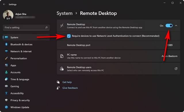 win11怎么开启远程桌面