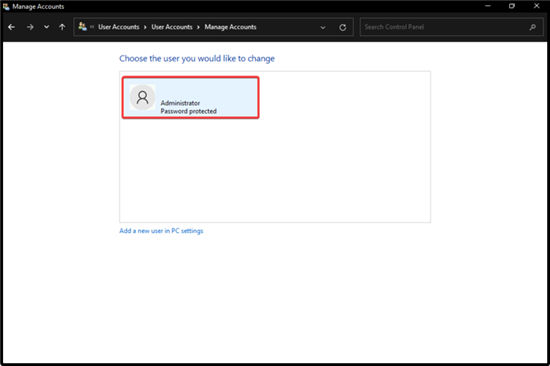如何在Windows 11中更改密码和用户名