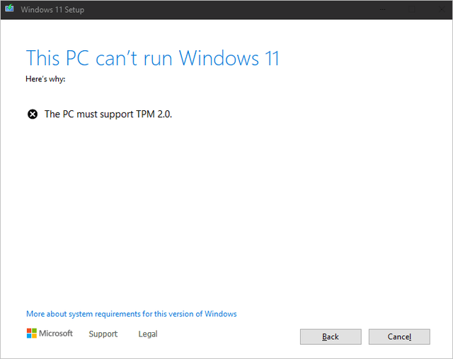 Win11更新绕过TPM验证方法