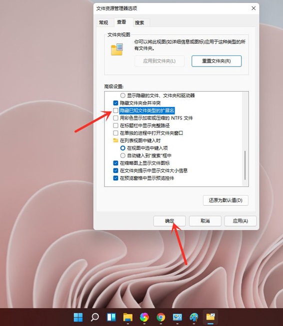 win11怎么显示后缀名