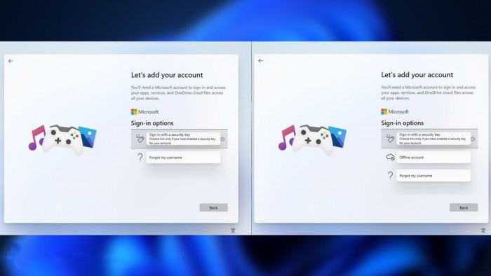 win11绕过微软账户登录方法