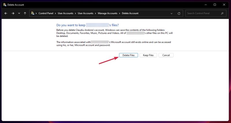 win11控制面板删除Microsoft帐户方法介绍