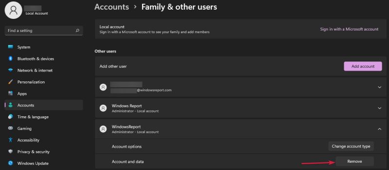 win11删除本地用户方法介绍