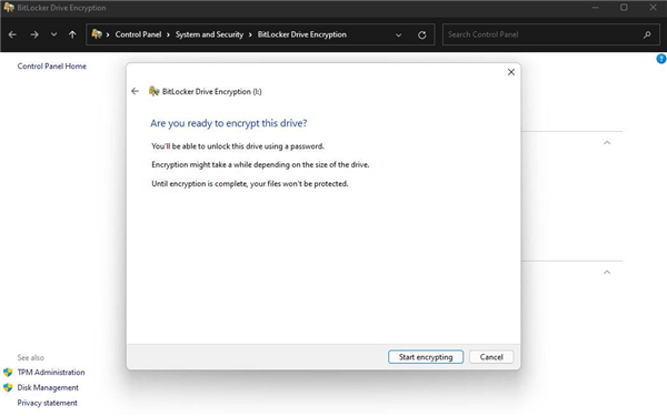 win11快速加密硬盘方法介绍