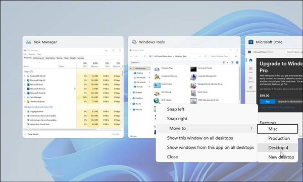 win11虚拟桌面使用方法介绍
