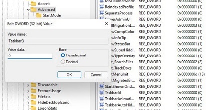 win11任务栏调窄方法介绍