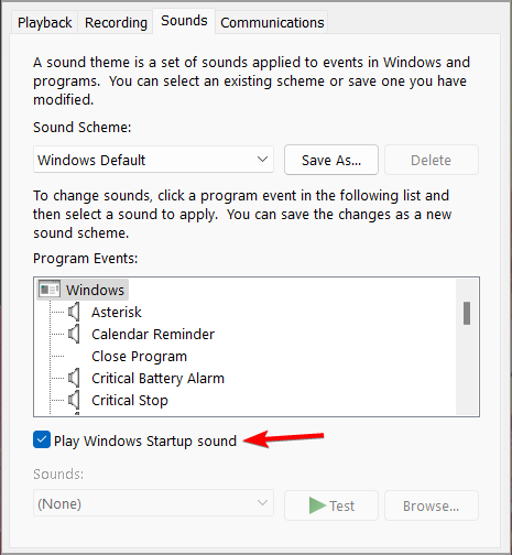 win11开机声音设置方法介绍