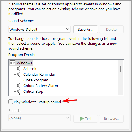 win11开机声音设置方法介绍