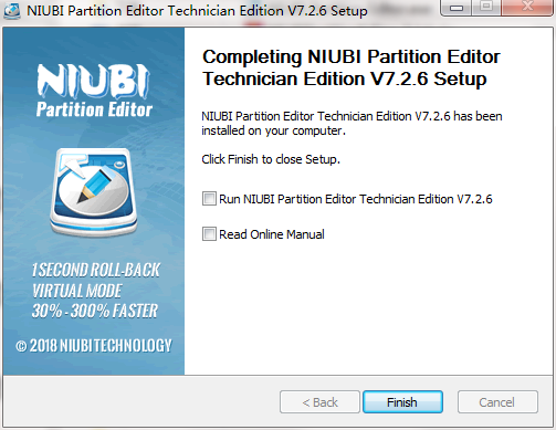 NIUBI Partition Editor分区编辑器v7.6.7