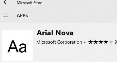 win10微软商店下载字体的方法