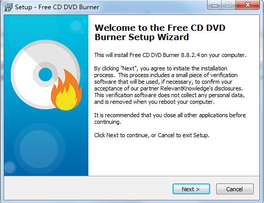 Free CD DVD BurnerV8.8