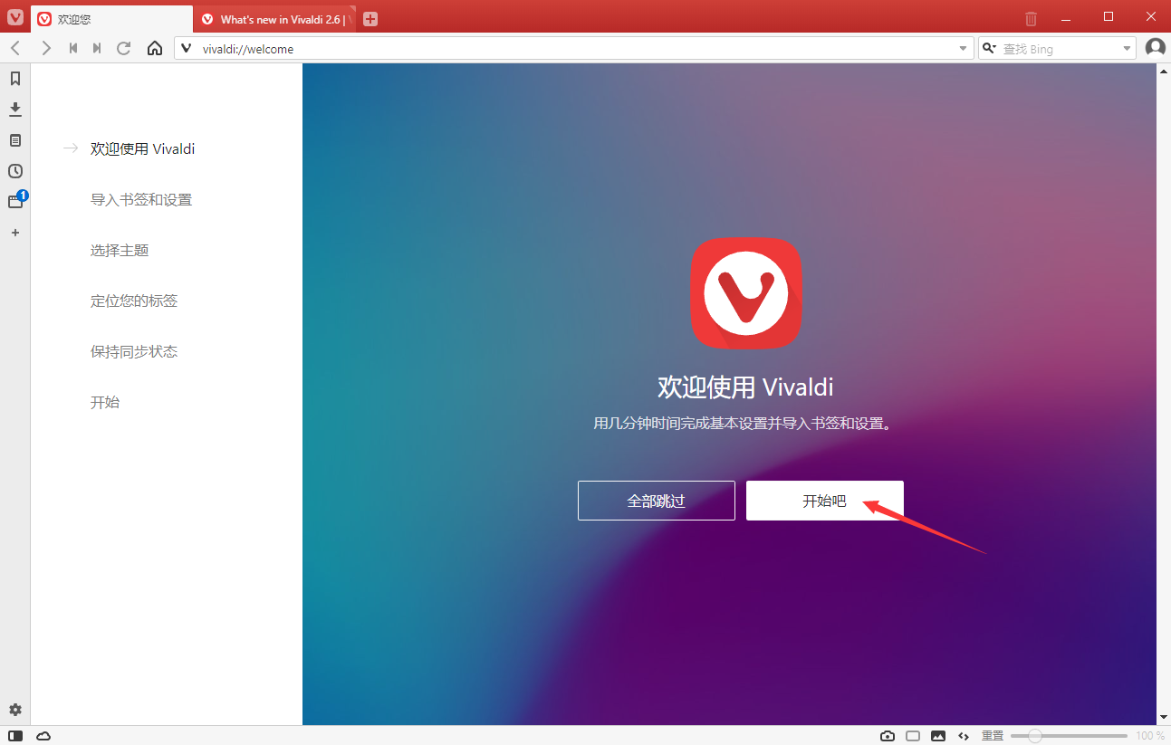 Vivaldi浏览器中文版v5.1.2553.3