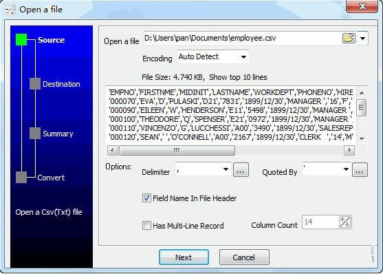 Withdata Data File Converter(数据转换工具)最新版