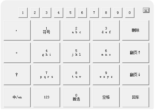 小白T9拼音输入法