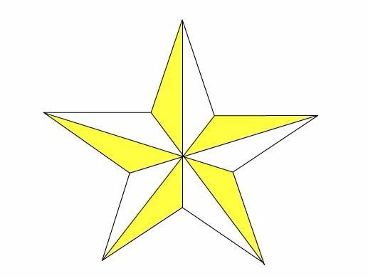 flash怎么绘制立体五角星