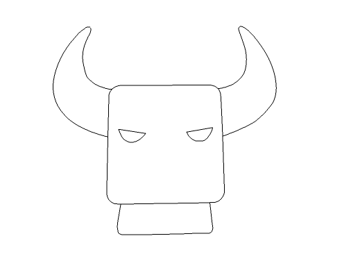 Flash怎么设计牛头图像