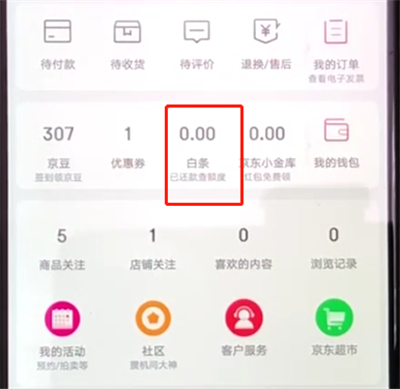 京东怎么白条还款