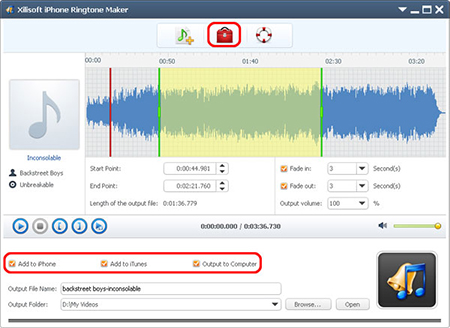 xilisoft iphone ringtone maker