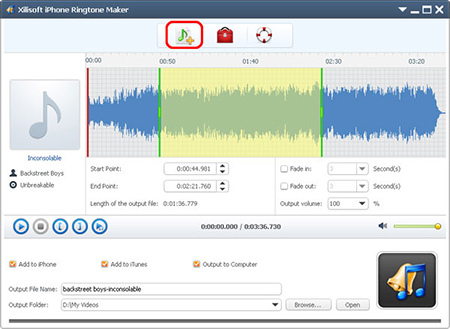 xilisoft iphone ringtone maker
