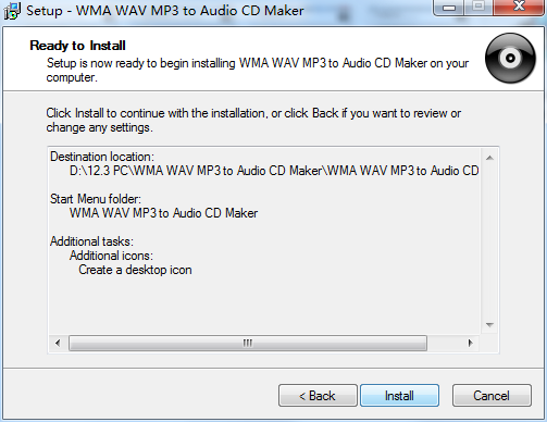 WMA WAV MP3 to Audio CD Maker电脑版