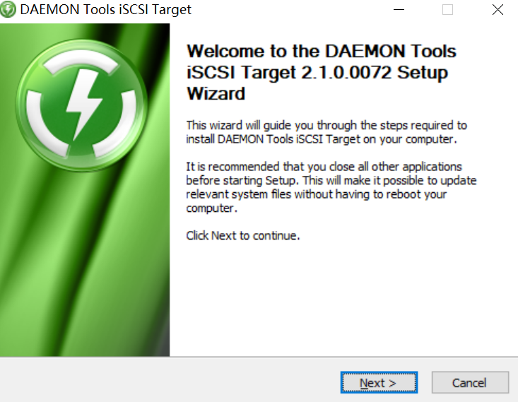 DAEMON Tools iSCSI TargetV2.1.0.0072
