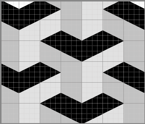 ps怎么制作无缝3d效果图案