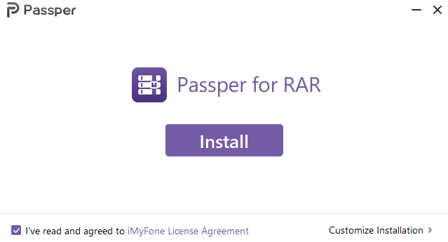 Passper for RAR 3.7.0.1