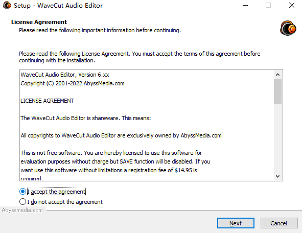 WaveCut Audio Editor 6.5.0.0