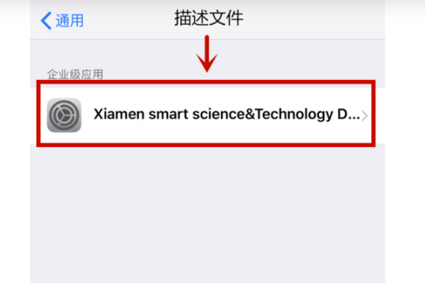 苹果app信任后无法验证没有描述文件