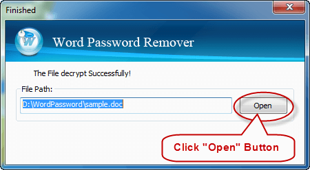 iSumsoft Word Password RemoverV3.1.1