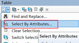 arcgis如何按属性选择多个要素