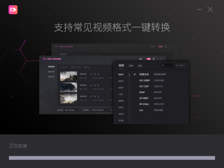 转转大师视频格式转换器v1.1.0.6