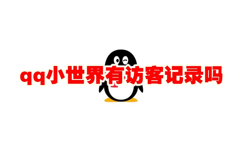 qq小世界有访客记录吗