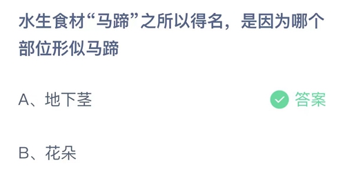 支付宝蚂蚁庄园今天正确答案11月1日