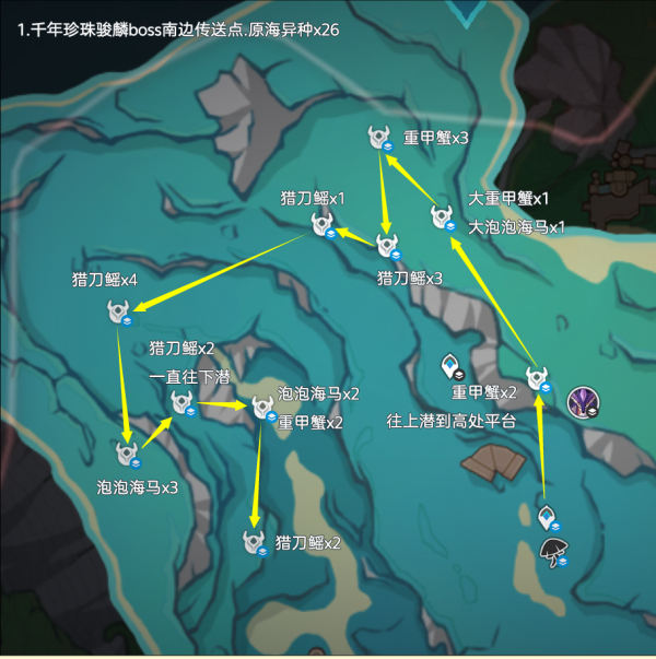 原神异海凝珠采集路线一览