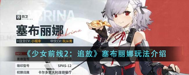 少女前线2：追放塞布丽娜玩法介绍
